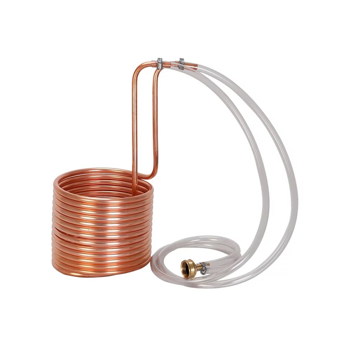 Copper wort chiller