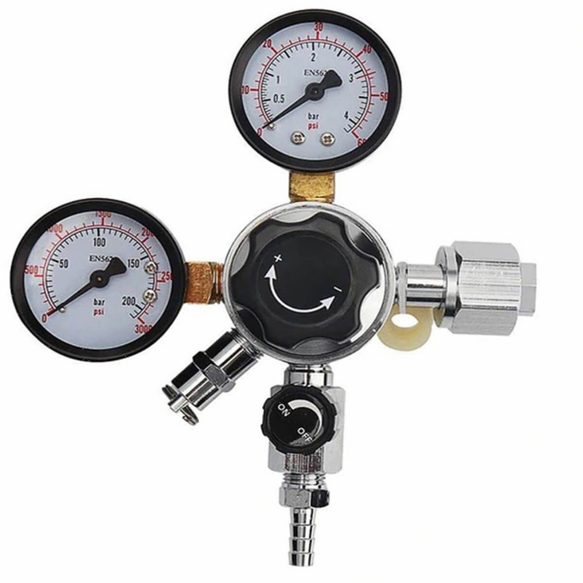 Co2 Regulator Dual Gauge