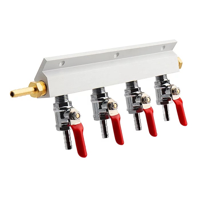 4 Way co2 Distributor – Manifold