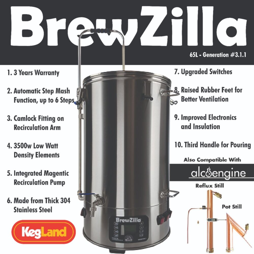 BrewZilla 65L – Gen 3.1.1