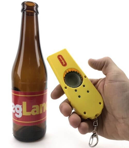 Cap Launching Bottle Opener