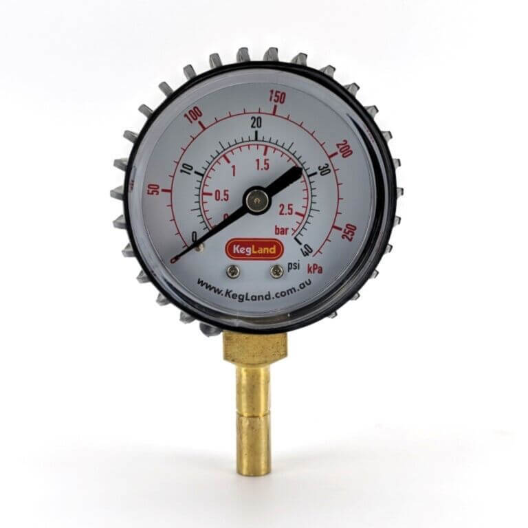 8mm (5/16″) Push in Pressure Gauge 0-40psi – duotight compatible