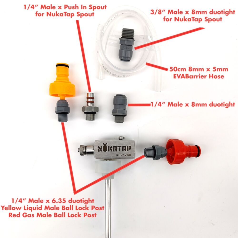 NUKATAP Counter Pressure Bottle Filler