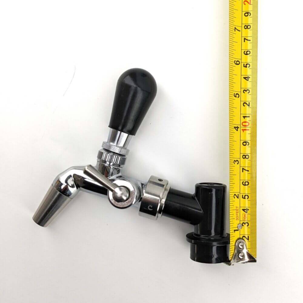 Ball Lock Disconnect (Black/Liquid) - with Integrated Tap Shank and Collar - Image 5