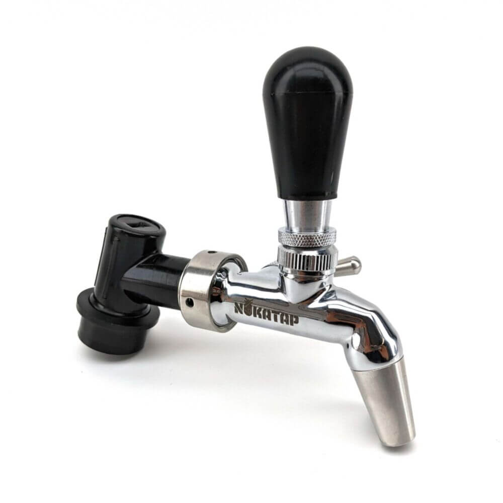 Ball Lock Disconnect (Black/Liquid) - with Integrated Tap Shank and Collar - Image 6
