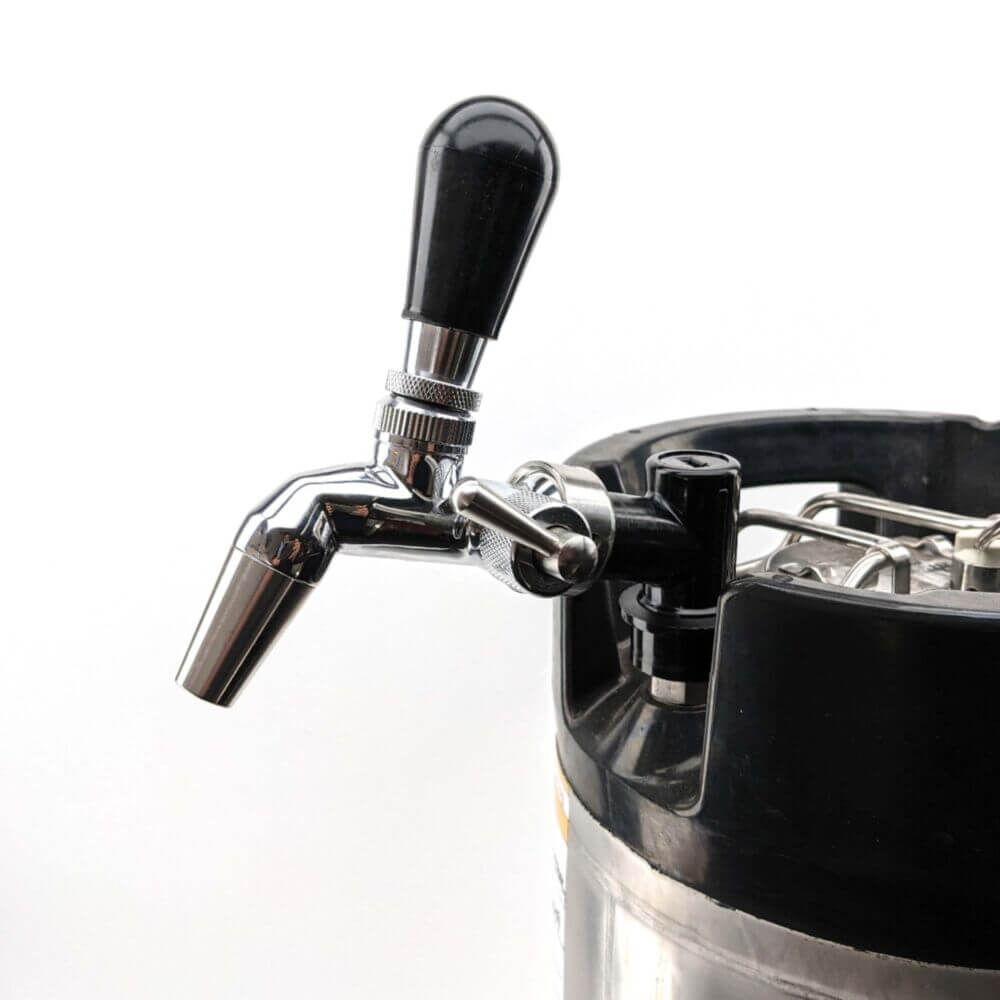 Ball Lock Disconnect (Black/Liquid) - with Integrated Tap Shank and Collar - Image 9