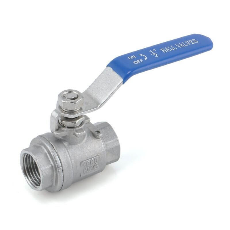 304 Full Bore Stainless Steel Ball Valve 1/2 BSP x 1/2 BSP