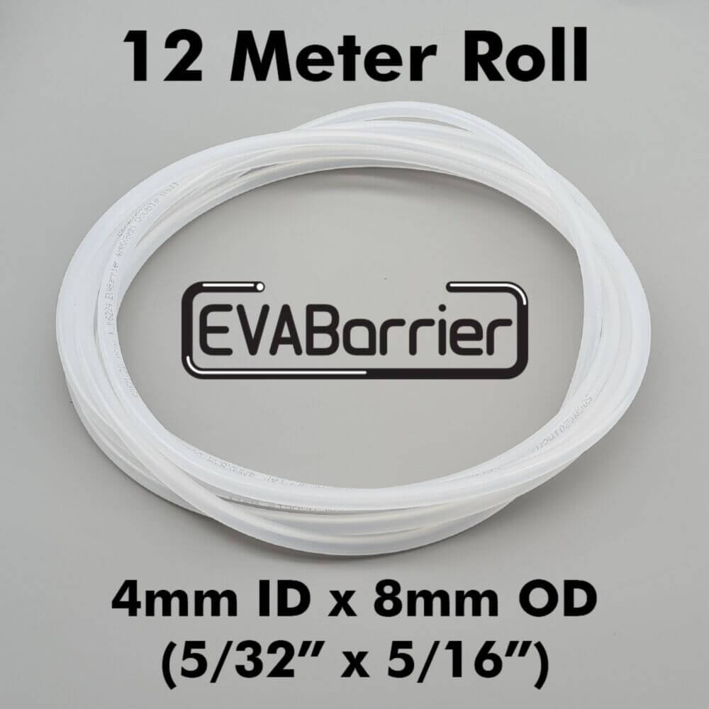 EVABarrier 4mm(5/32) x 8mm(5/16) Double Wall EVA (12meter Length in Bag) Beer Line / Gas Line