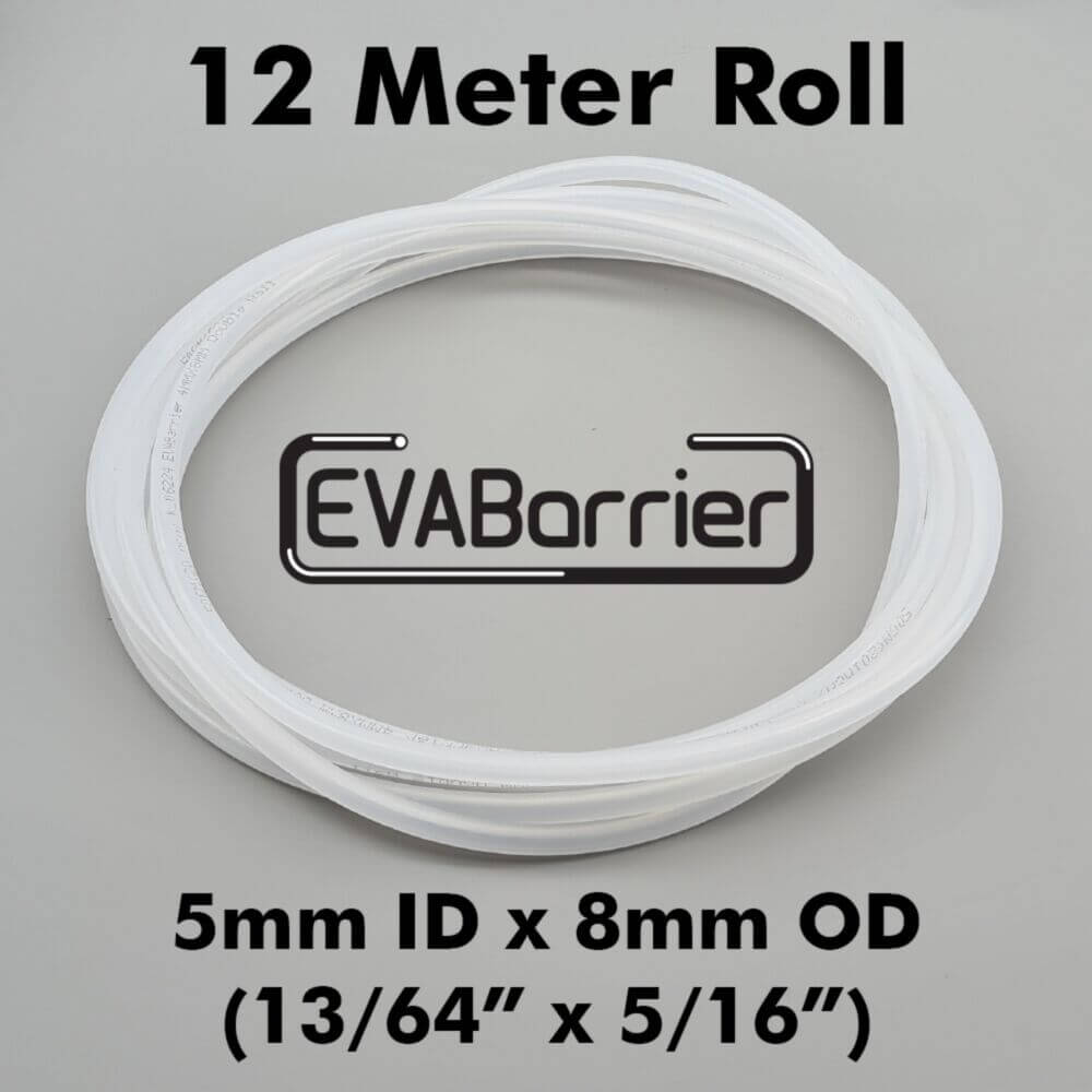 EVABarrier 5mm(13/64) x 8mm(5/16) Double Wall EVA (12meter Length in Bag) Beer Line / Gas Line