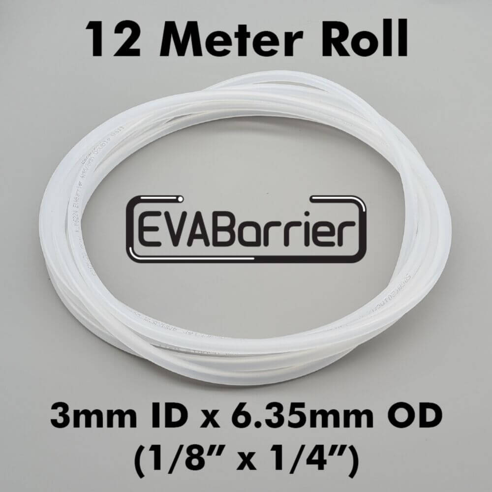 EVABarrier 3mm (1/8) x 6.35mm (1/4) Double Wall EVA (12meter Length in Bag) Beer Line / Gas Line