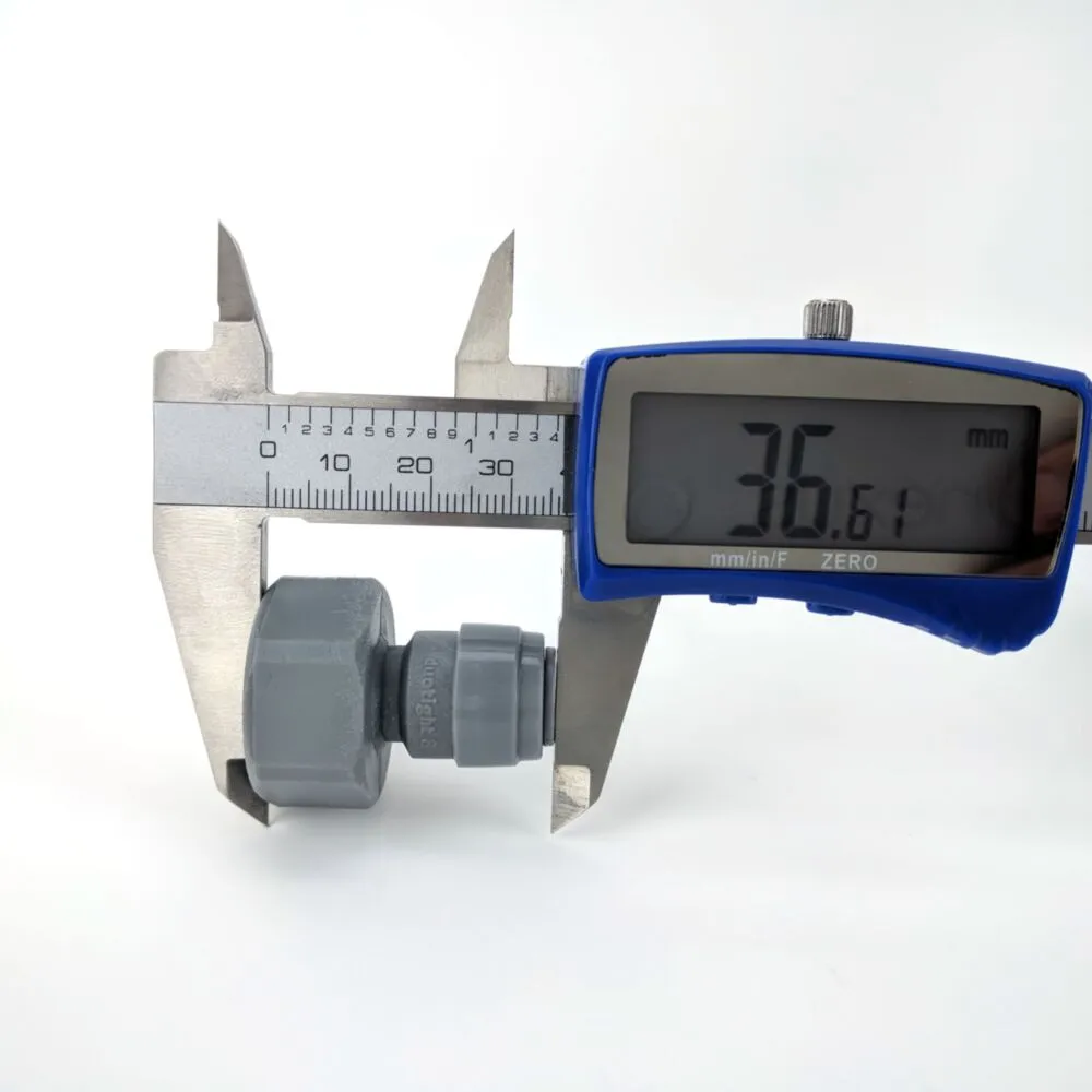 duotight 8mm (5/16") Push In Fitting to 5/8" BSP thread to keg coupler or tap shank - Image 8