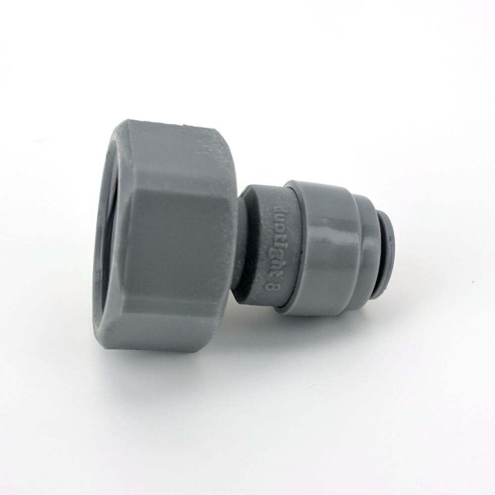 Conector Push-In Duotight – 8mm (5/16") X 1/4" Flare Para Barril Corny Keg (Cerveza)