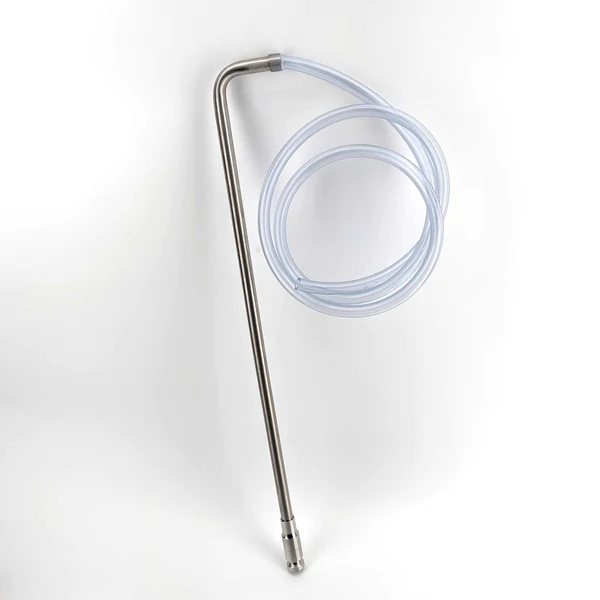 57cm Stainless Siphon with 1.5m Heavy Duty Silicone Tube (10mm ID)